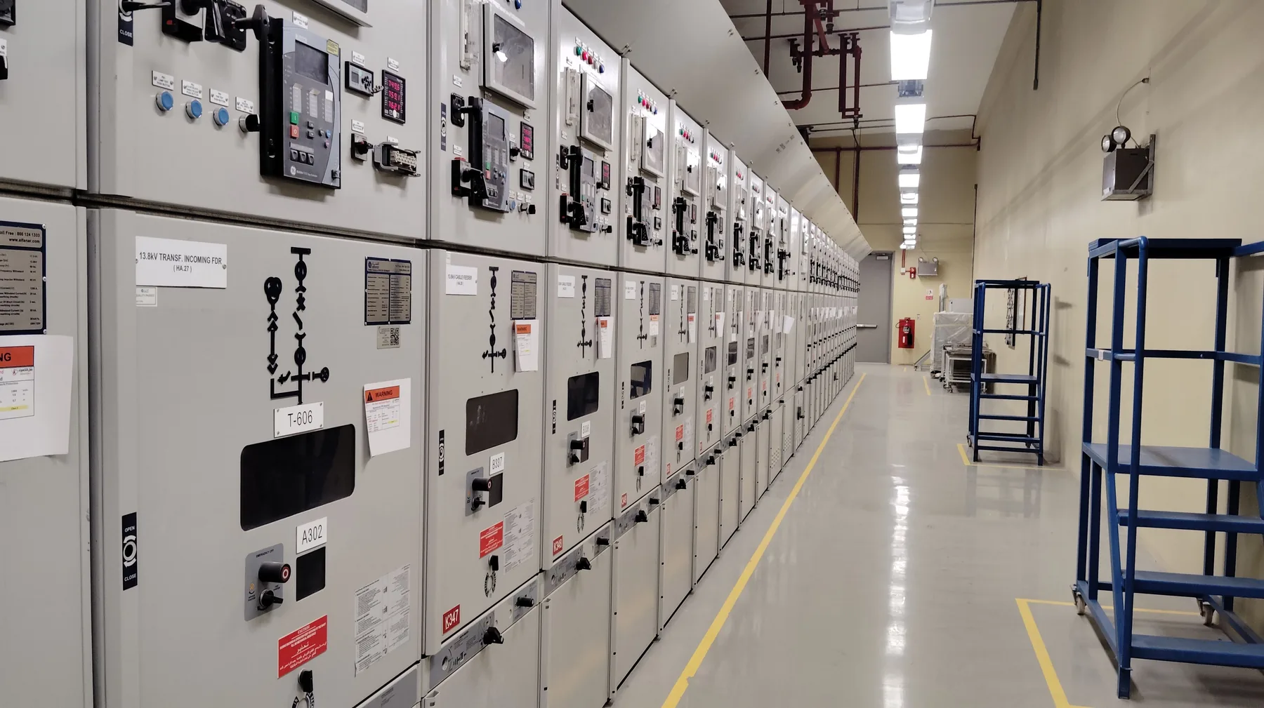 Switchgear and electrical control room