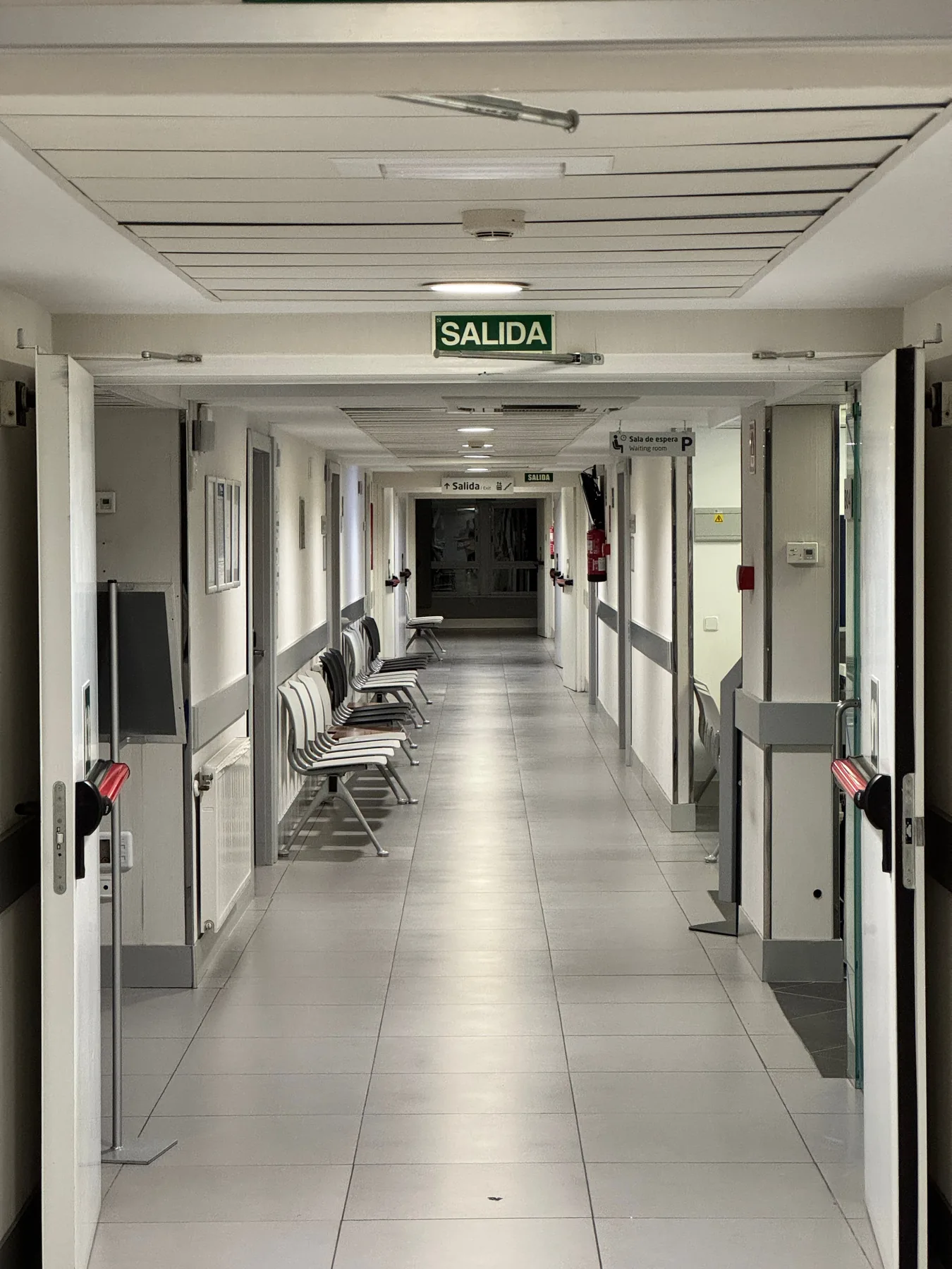 Hospital corridor representing healthcare critical power